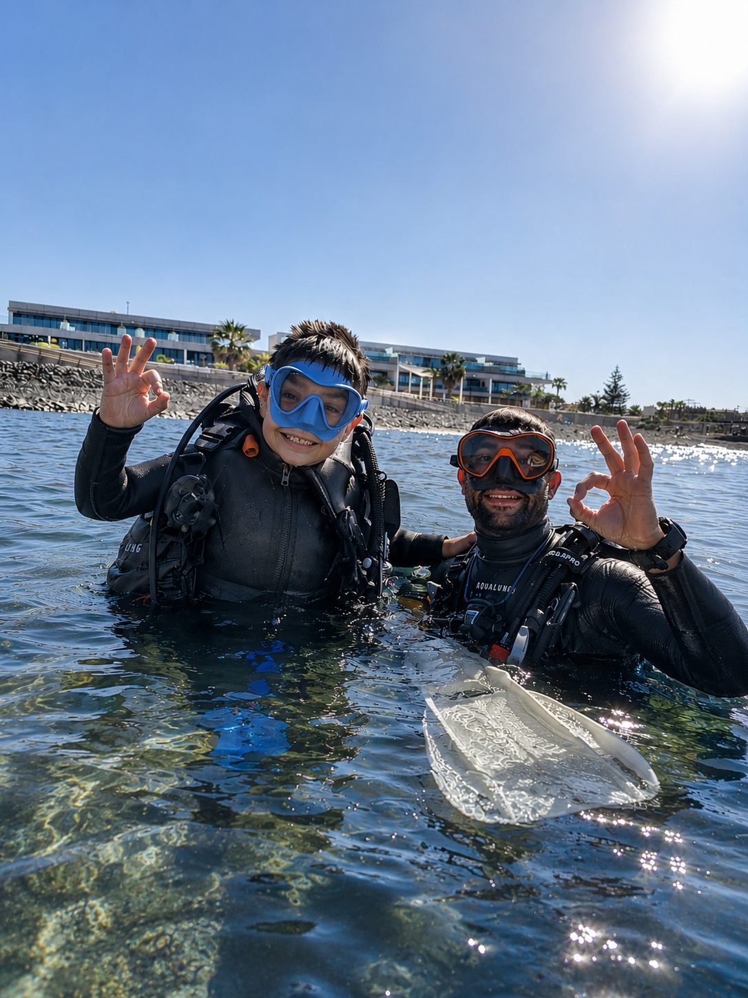 Bautismo de buceo e inmersiones guiadas en Tenerife Sur