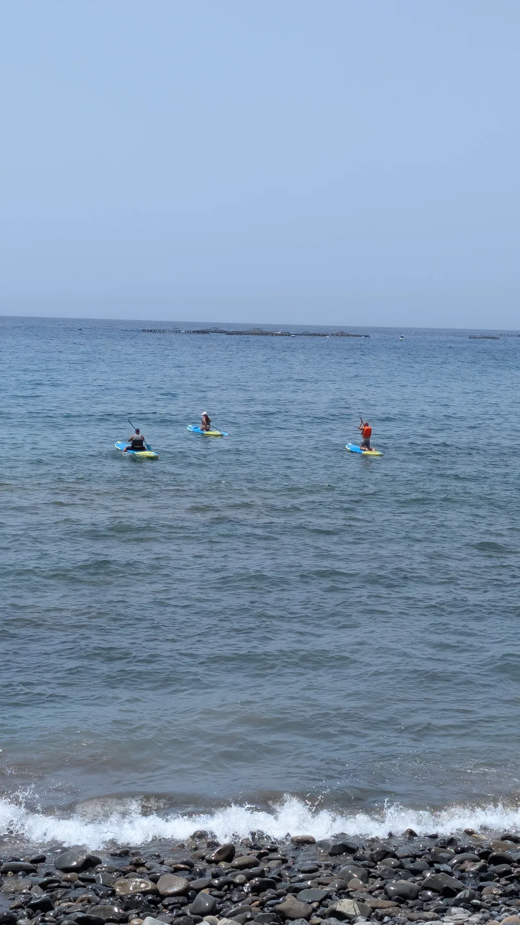 Paddle surf en aguas abiertas